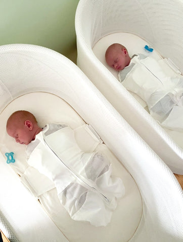 Twin babies in SNOO
