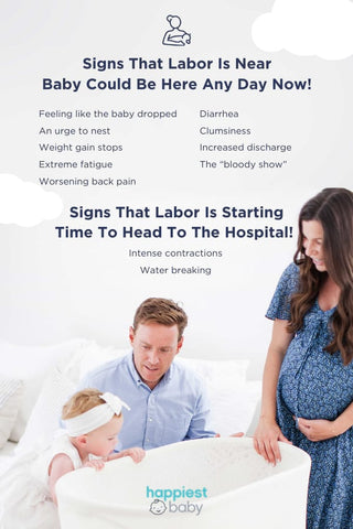 A list of early signs of labor
