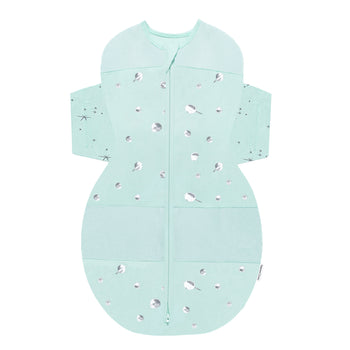 Teal planets SNOO Sack For SNOO Bassinet color--teal-planets