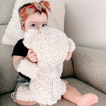 Toddler with SNOObear