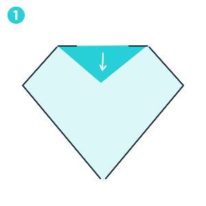 DUDU Swaddle: Step 1