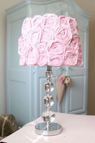 Upcycled nursery lampshade